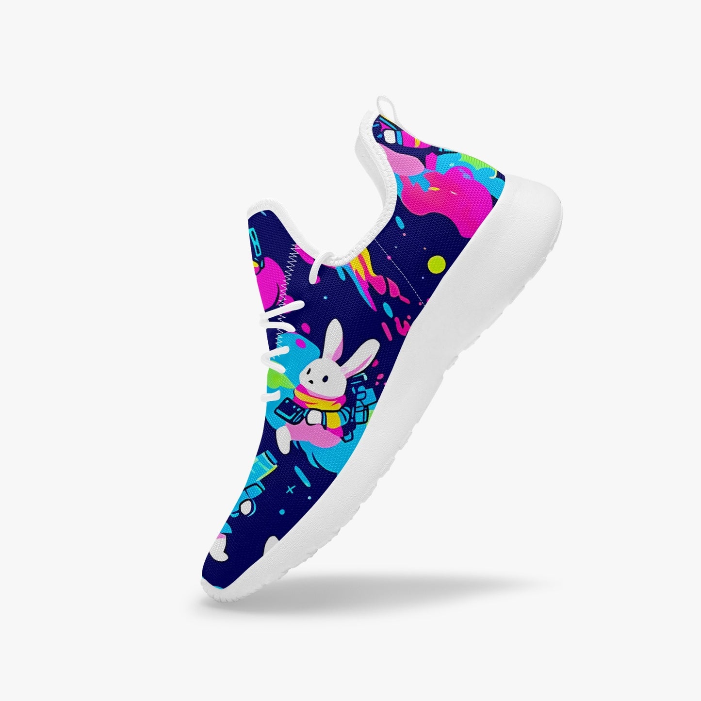 Bunnies innn spaaace Classic Mesh Knit Sneakers