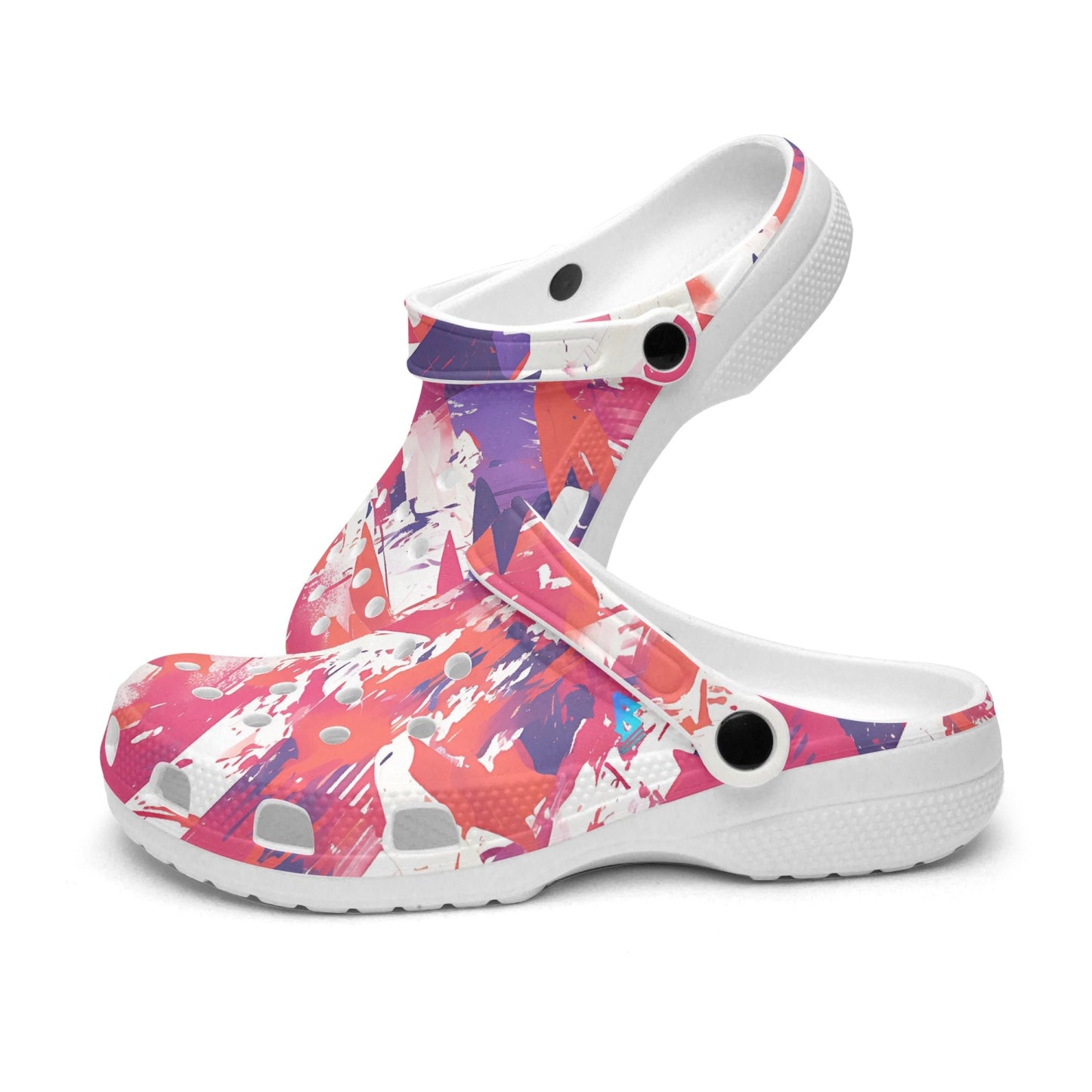 Alternative Chevron Red Rok-Clogs