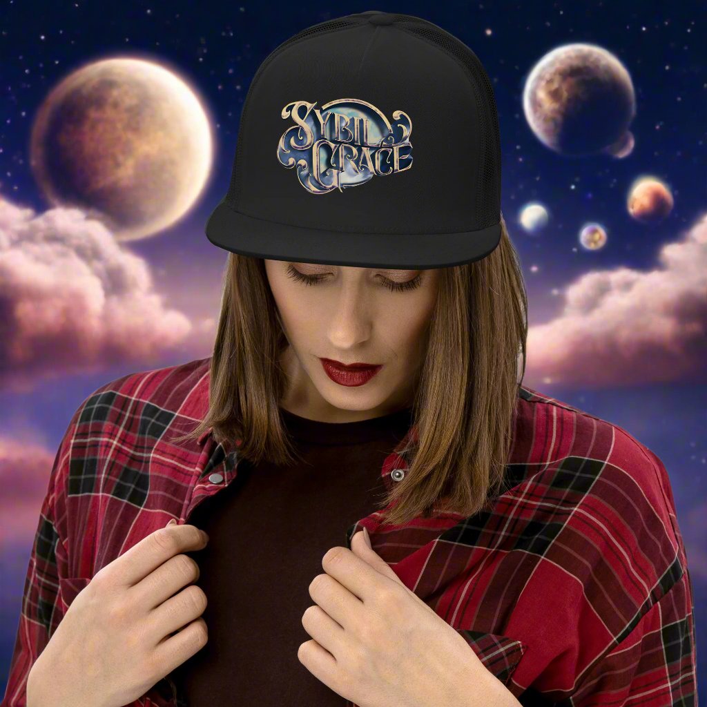 Sybil Grace Trucker Cap - Free Delivery! Merch Only from Phase B Records.