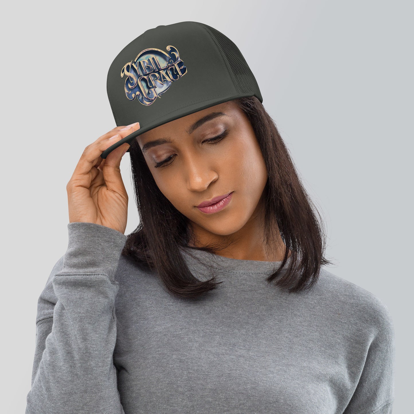 Sybil Grace Trucker Cap - Free Delivery! Merch Only from Phase B Records.