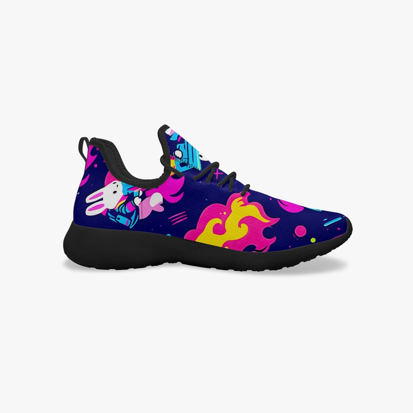 Bunnies innn spaaace Classic Mesh Knit Sneakers