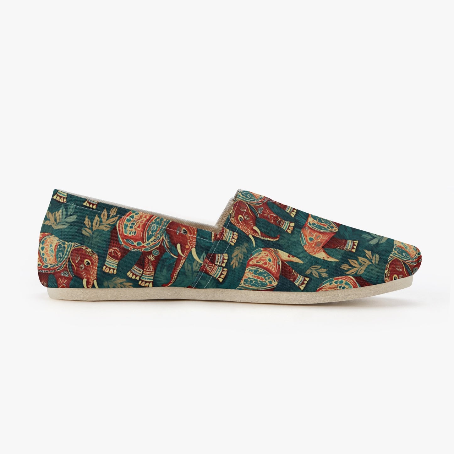 Elephants Canvas Toms Shoes