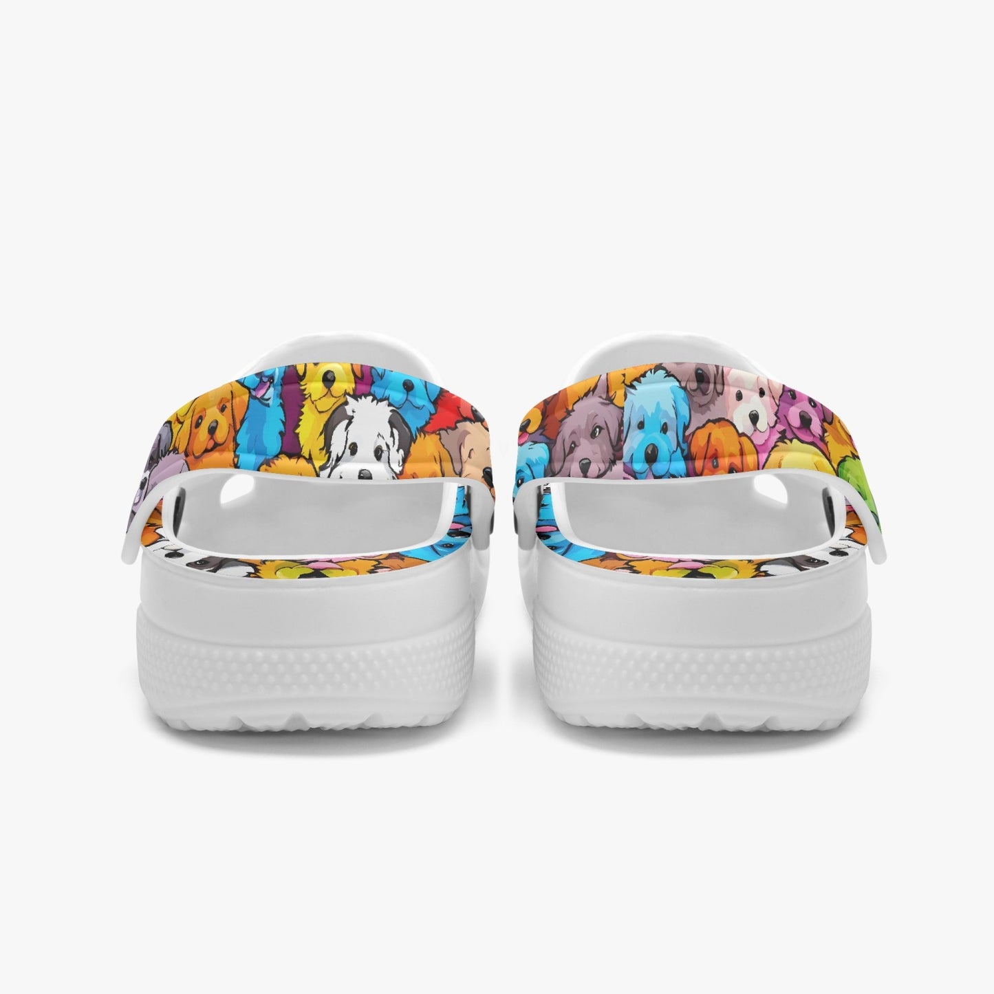 Colourful Puppies Kids Rok-Clogs