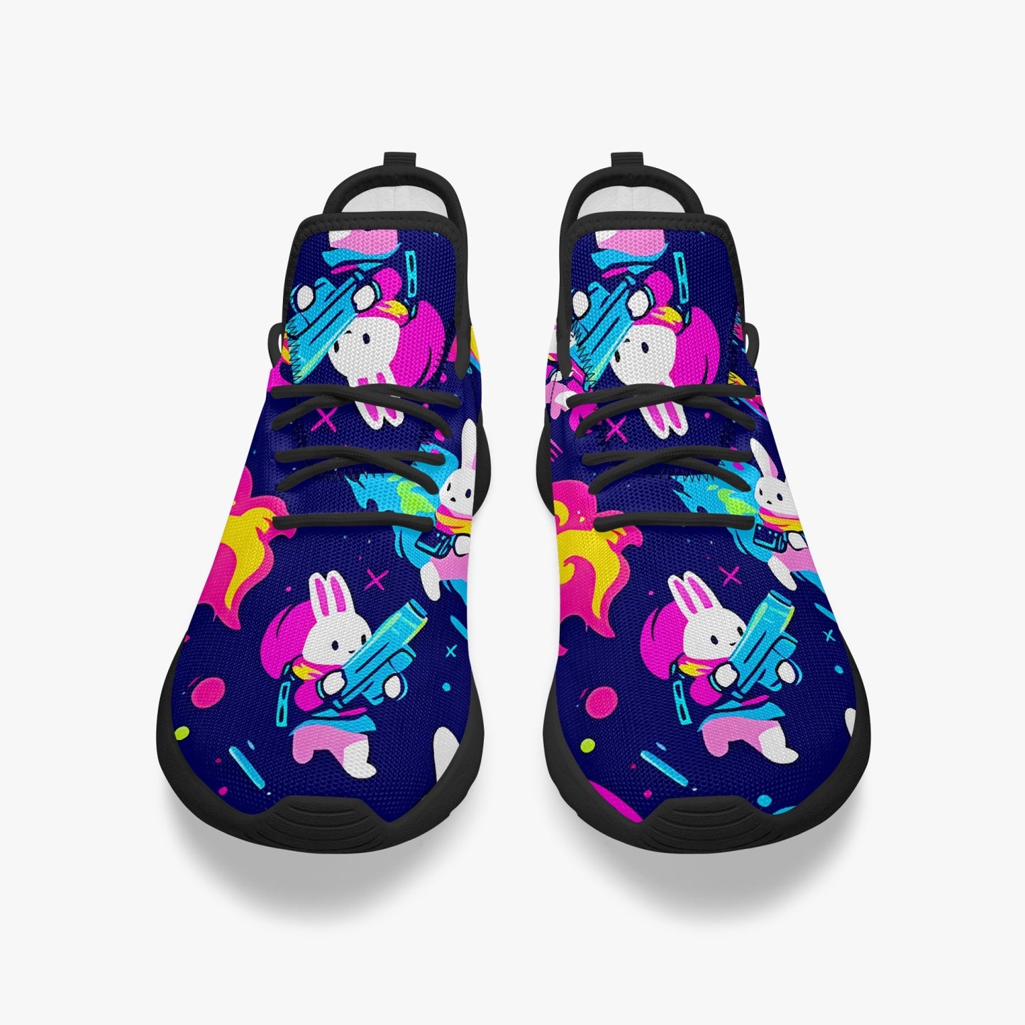 Bunnies innn spaaace Classic Mesh Knit Sneakers
