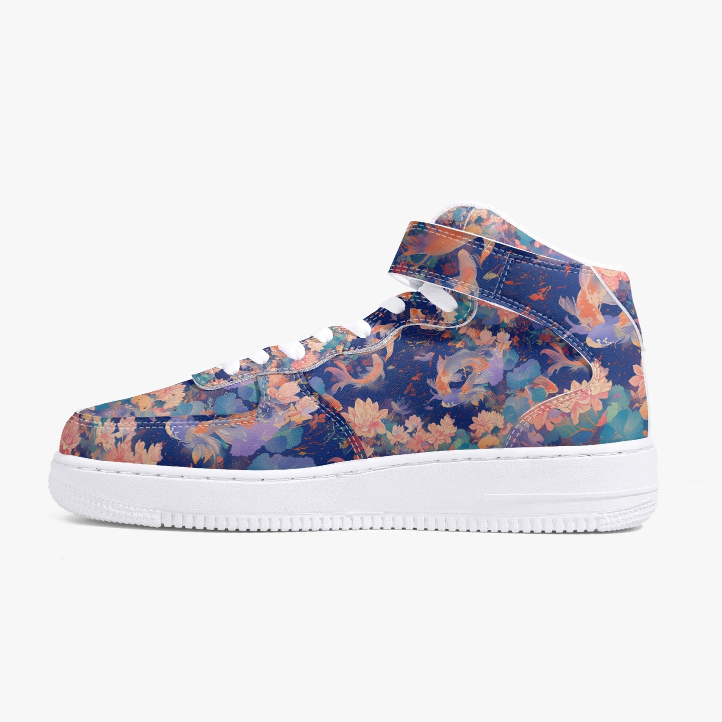 Koi High-Top Leather Sports Sneakers