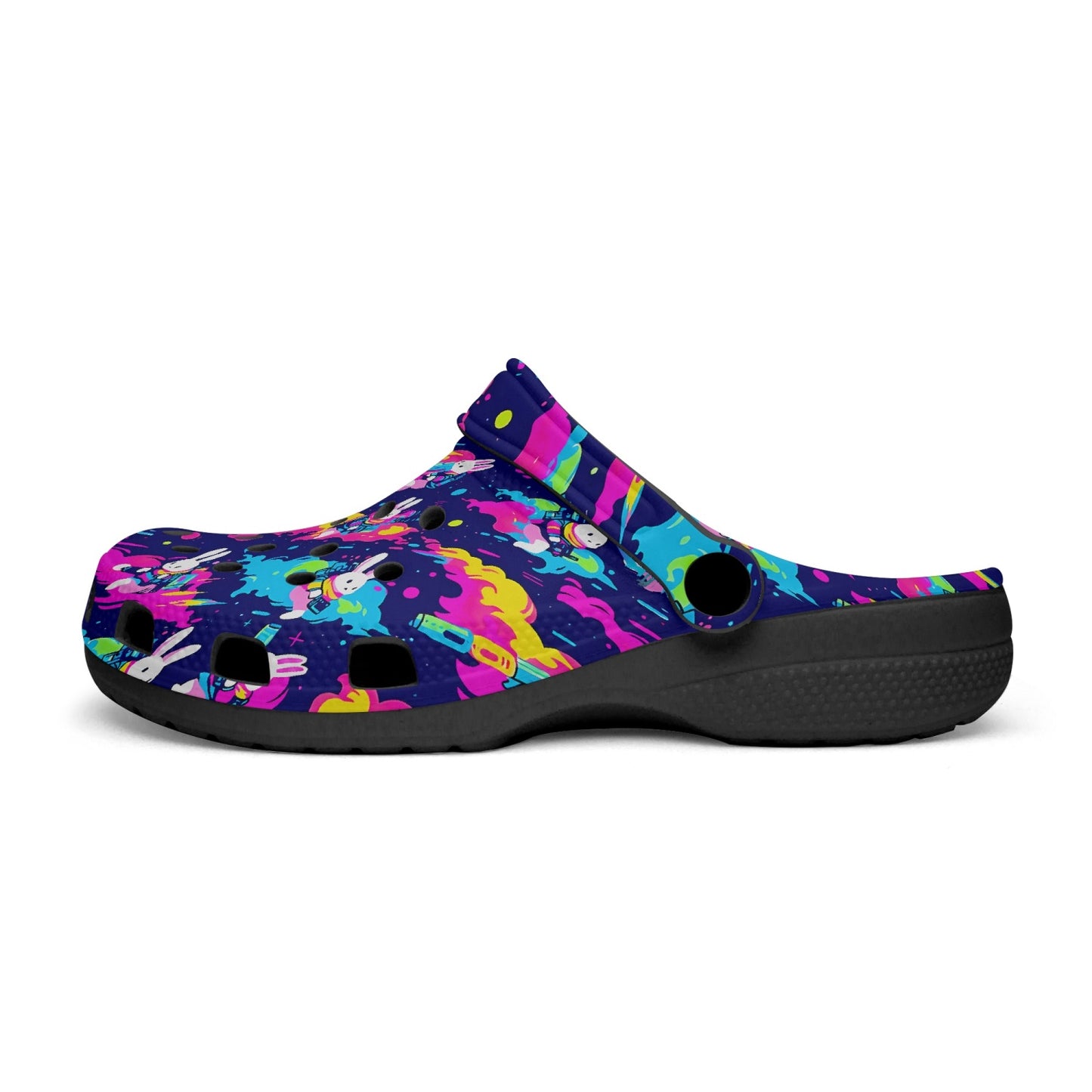 Bunnies innnn Spaaaace Rok-Clogs