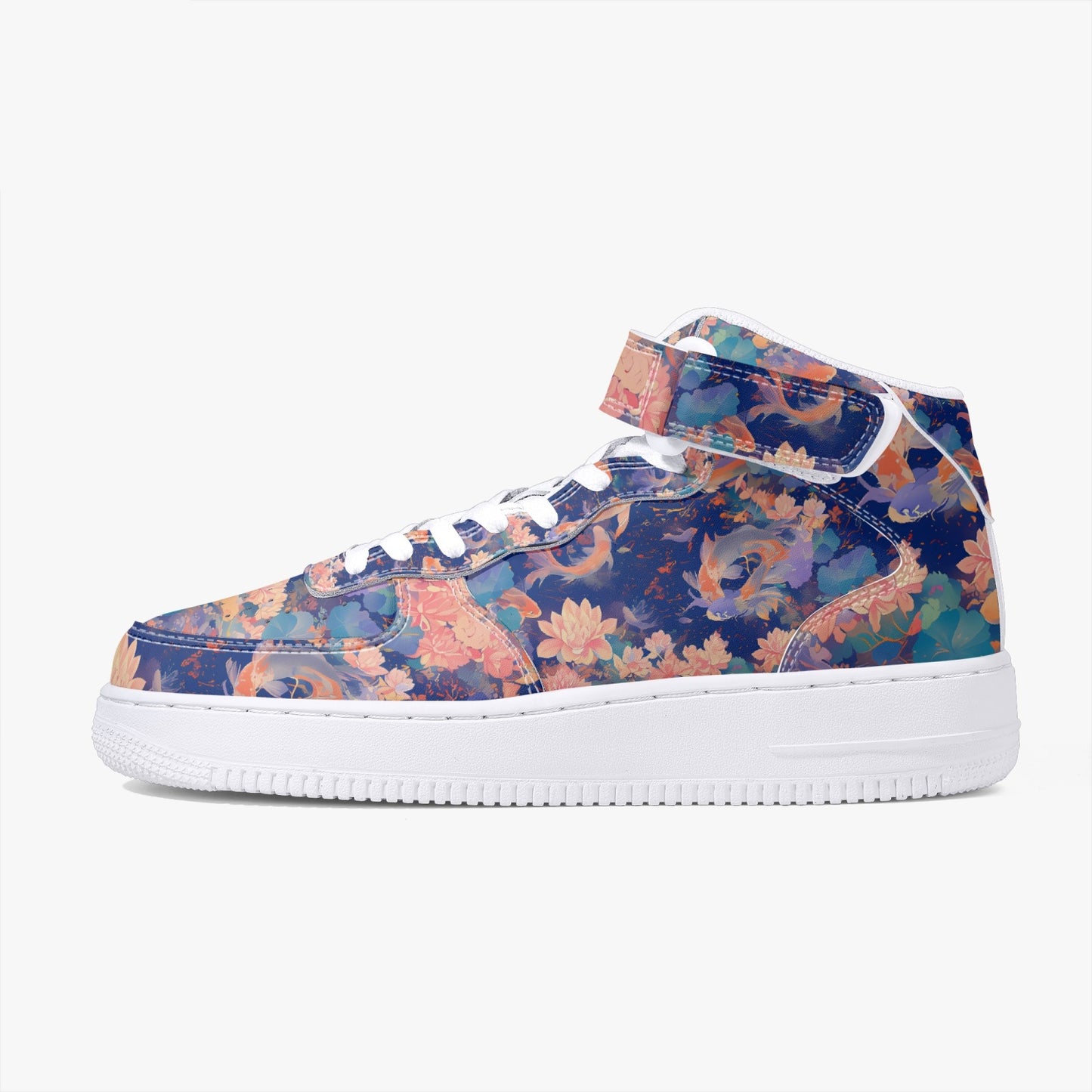 Koi High-Top Leather Sports Sneakers