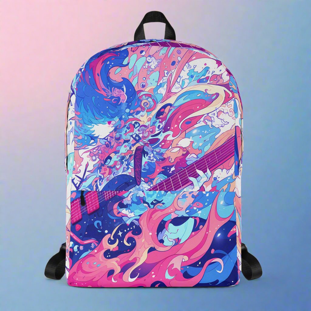 Anime Guitar Backpack – Free Delivery! Rock / Metal / Gothic / EDM / Clubwear - Alternative Apparel Only from Phase B Records.