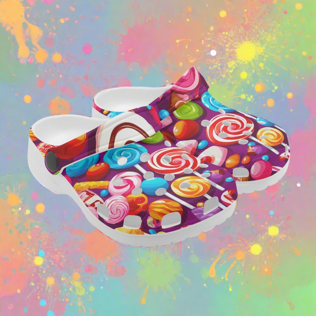 Candy! Rok-Clogs - Alternative Art Clogs for Kids