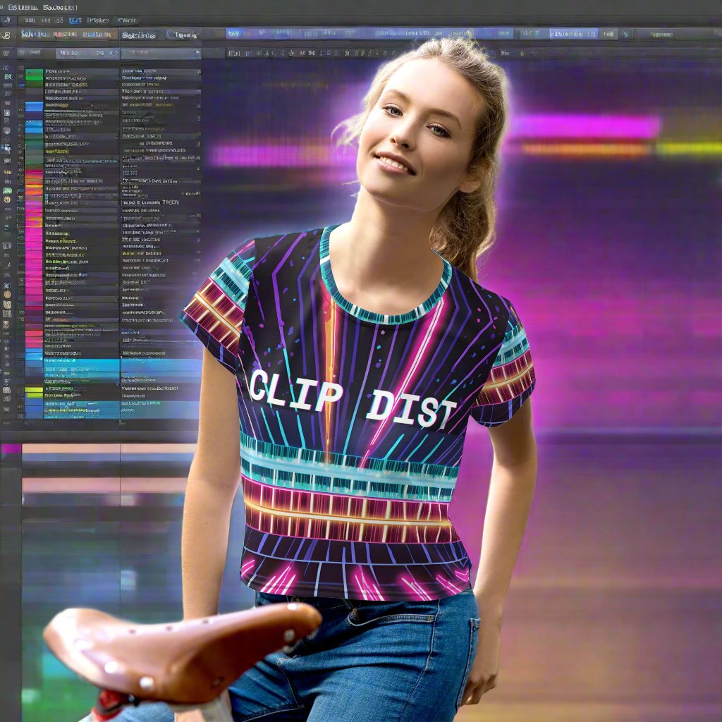 Clip Dist. Womens tee - Free Delivery! Rock / Metal / Electronic / EDM / Underground - Alternative Apparel and Merch Only from Phase B Records.