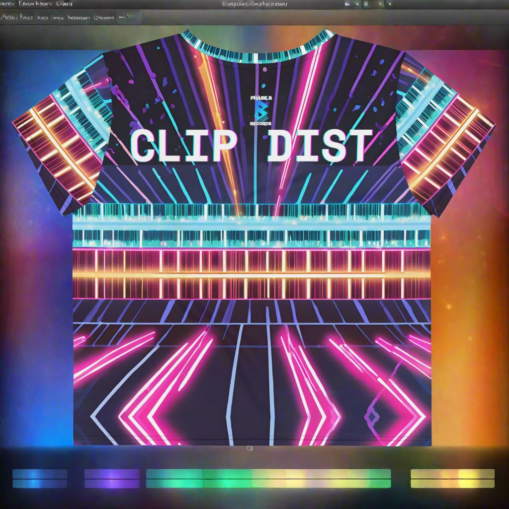 Clip Dist. Womens tee - Free Delivery! Rock / Metal / Electronic / EDM / Underground - Alternative Apparel and Merch Only from Phase B Records.