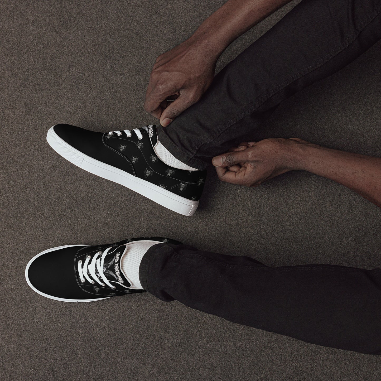 Dead Deceased Men’s lace-up canvas shoes - Free Delivery! Rock / Metal / Gothic Alternative Tee - Alternative Apparel Only from Phase B Records.