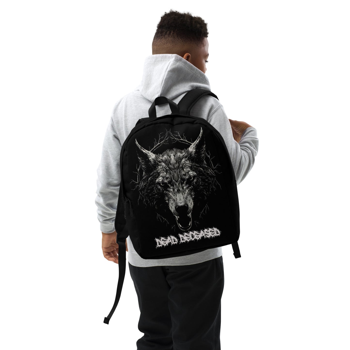 Dead Deceased Minimalist Backpack - Free Delivery! Rock / Metal / Gothic Alternative Tee - Alternative Apparel Only from Phase B Records.