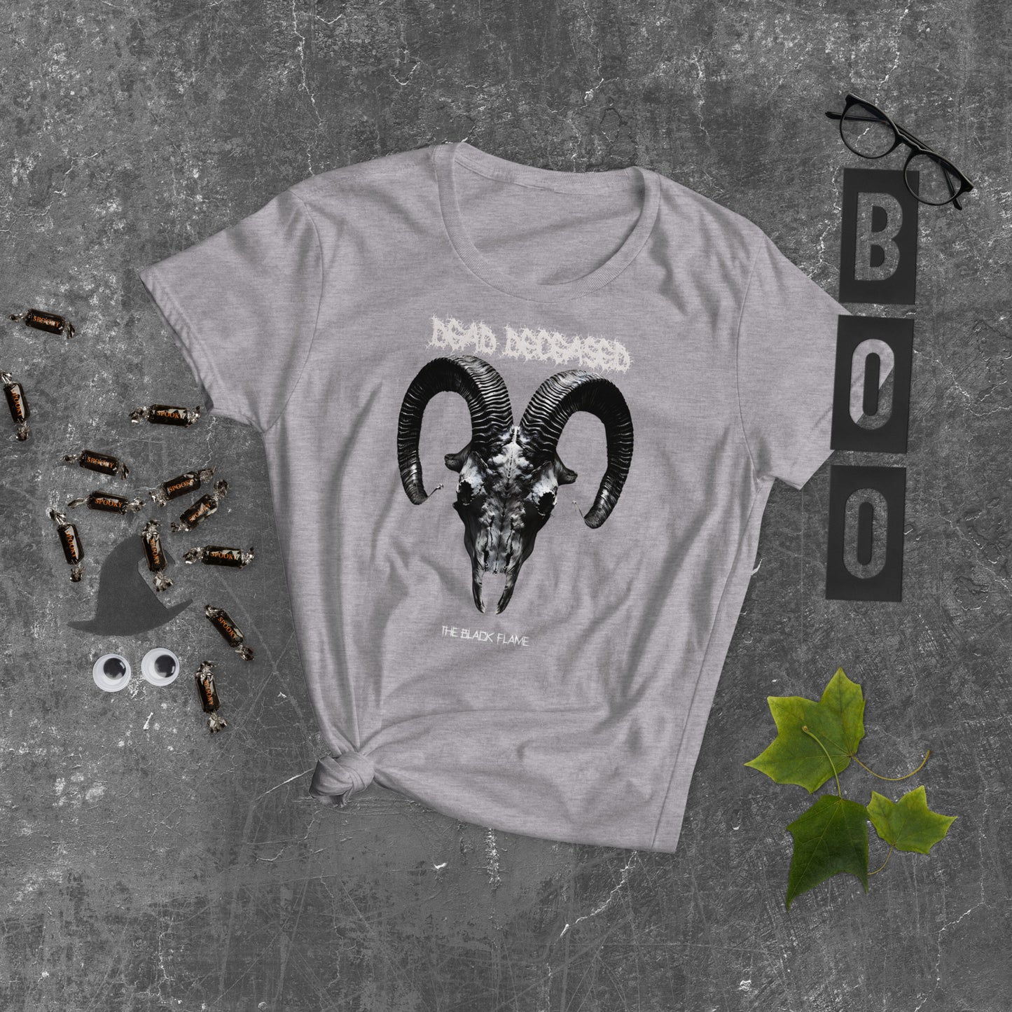 Dead Deceased The Black Flame Women's short sleeve t-shirt - Free Delivery! Rock / Metal / Gothic Alternative - Alternative Apparel Only from Phase B Records. Plus Size to 2XL