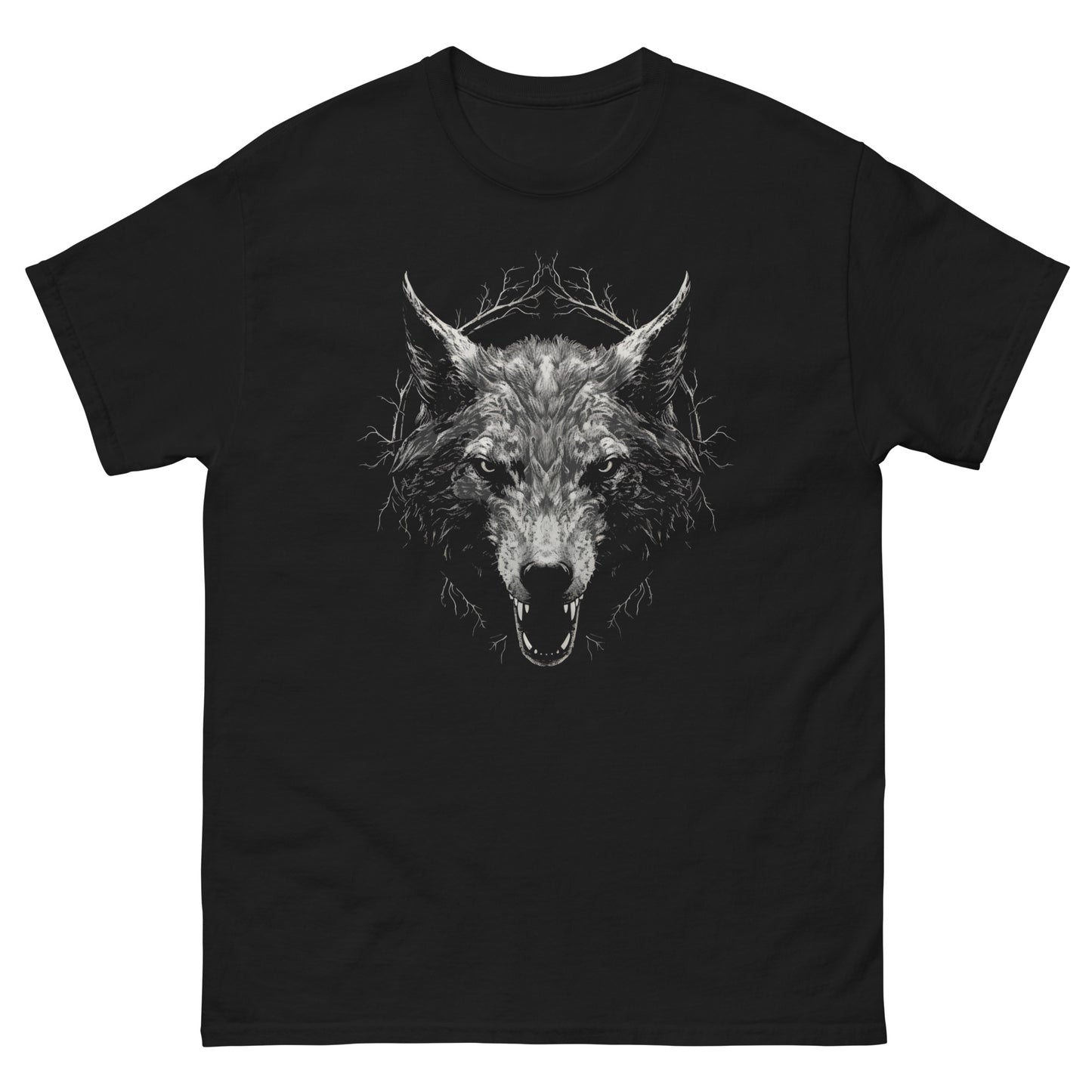 Dead Deceased Unleash the Wolves Unisex Gildan tee - Free Delivery! Rock / Metal / Gothic Alternative classic tee- Alternative Apparel Only from Phase B Records. Plus Size to 5XL