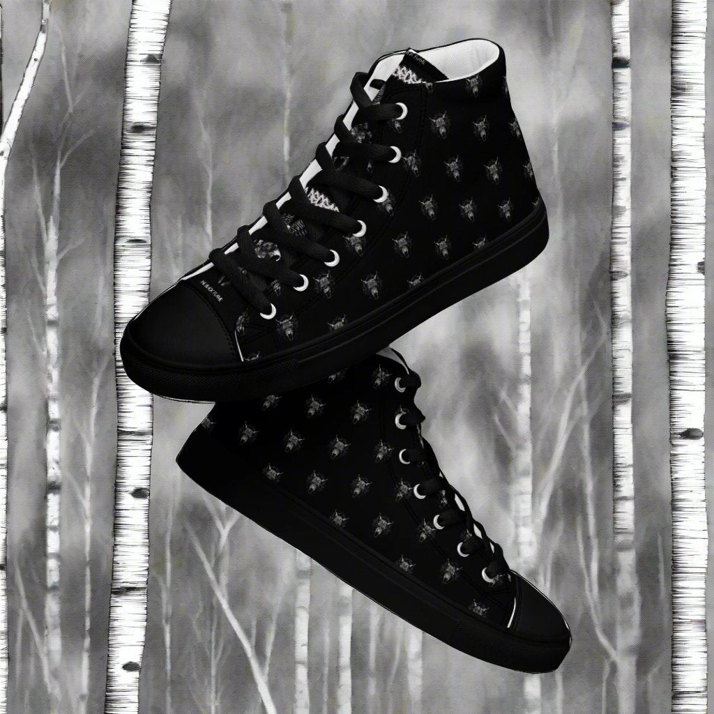 Dead Deceased Women’s high top canvas shoes - Free Delivery! Rock / Metal / Gothic Alternative - Alternative Apparel Only from Phase B Records.