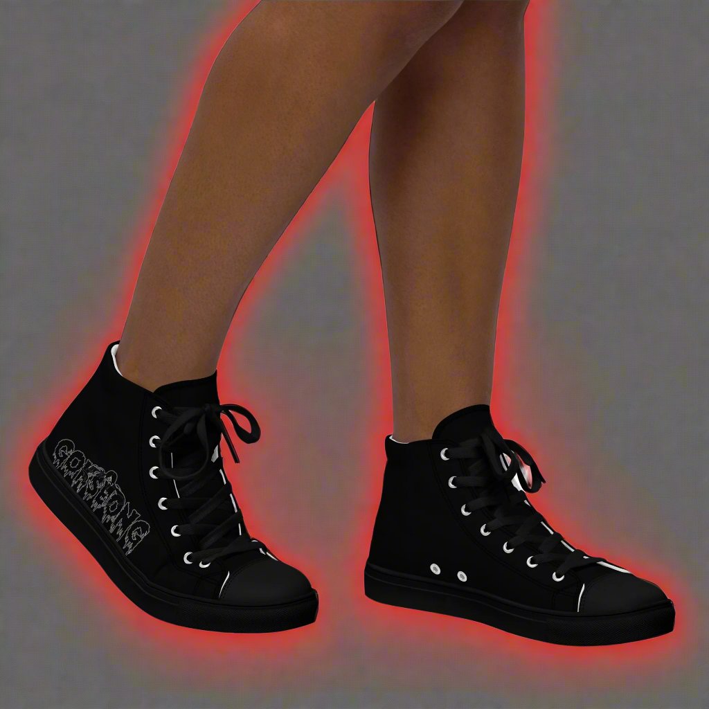 Gokseong Women’s high top canvas shoes - Free Delivery! Rock / Metal / Alternative - Alternative Apparel and Merch Only from Phase B Records.
