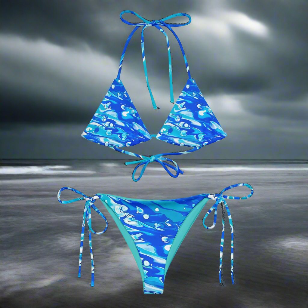 Jess Lewis Seafoam Bikini - Free Delivery! Rock / Mathrock / Progressive / Jazz Fusion - Alternative Apparel and Merch Only from Phase B Records.