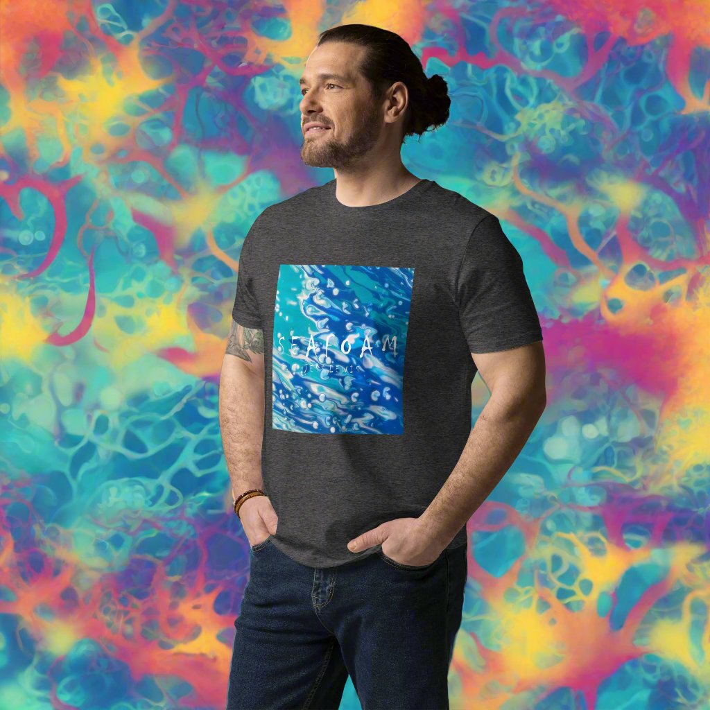 Jess Lewis Seafoam Men's organic cotton t-shirt - Free Delivery! Rock / Mathrock / Progressive / Jazz Fusion - Alternative Apparel and Merch Only from Phase B Records.