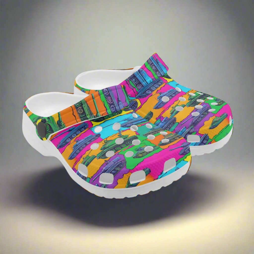 Tanks !! Rok-Clogs - Alternative Art Clogs for Kids