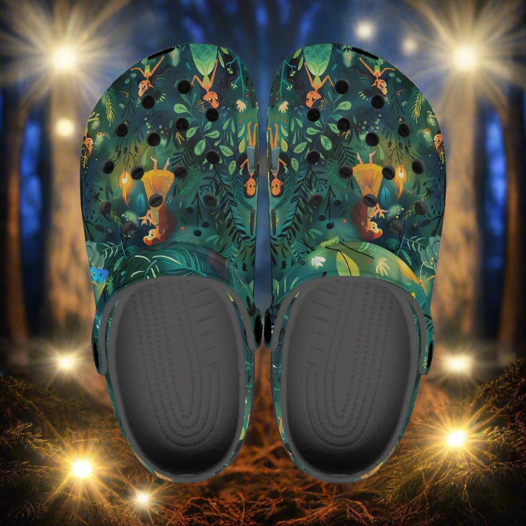 Woodland Fairies Rok-Clogs - Alternative Art Clogs for Men/Women/Kids