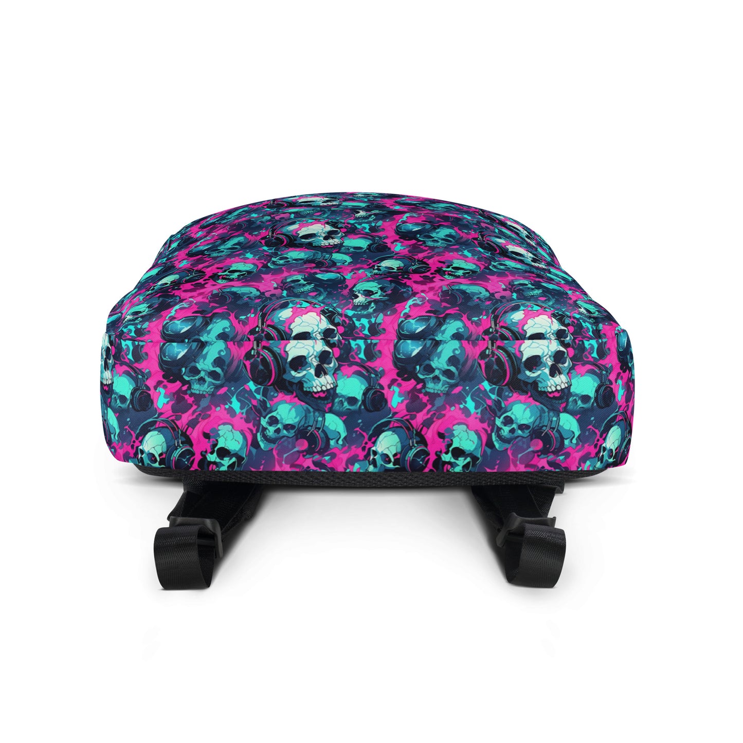 Pink Neon Skulls Backpack