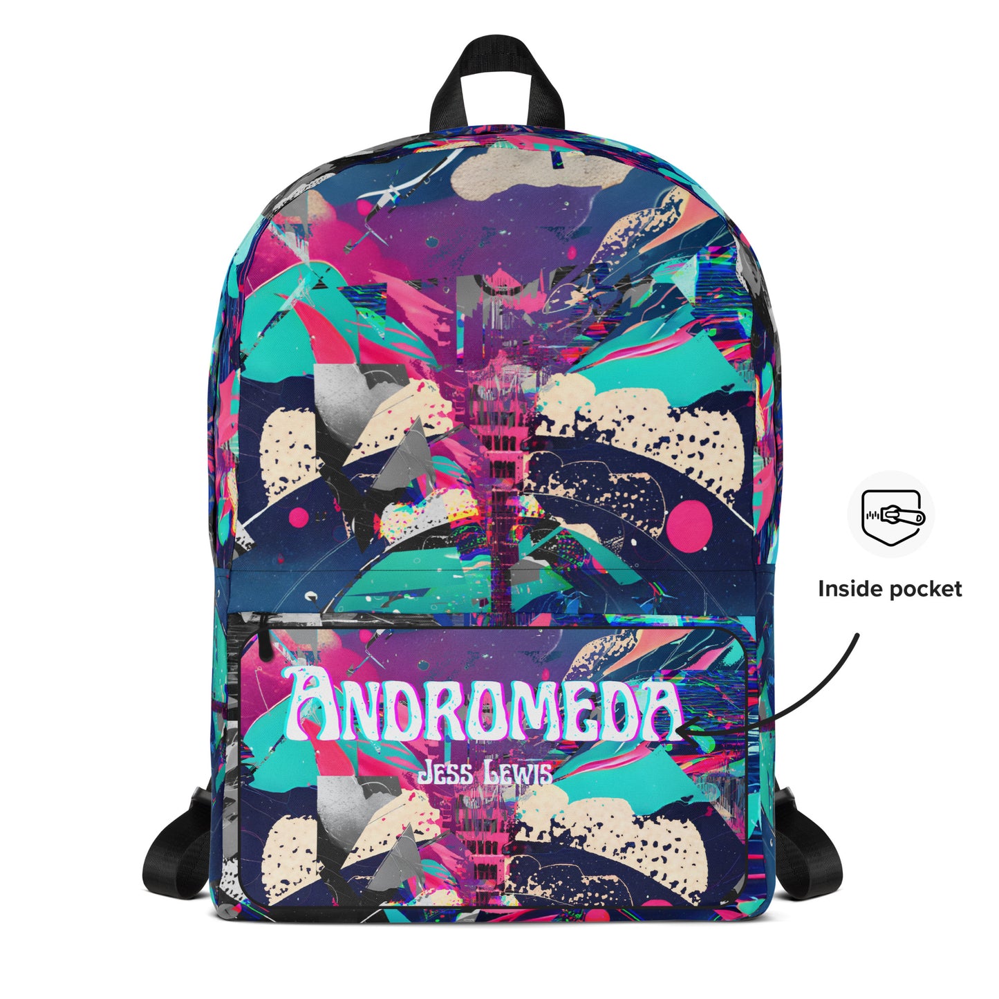 Jess Lewis Andromeda Backpack- Free Delivery! Rock / Mathrock / Progressive / Jazz Fusion - Alternative Apparel and Merch Only from Phase B Records.