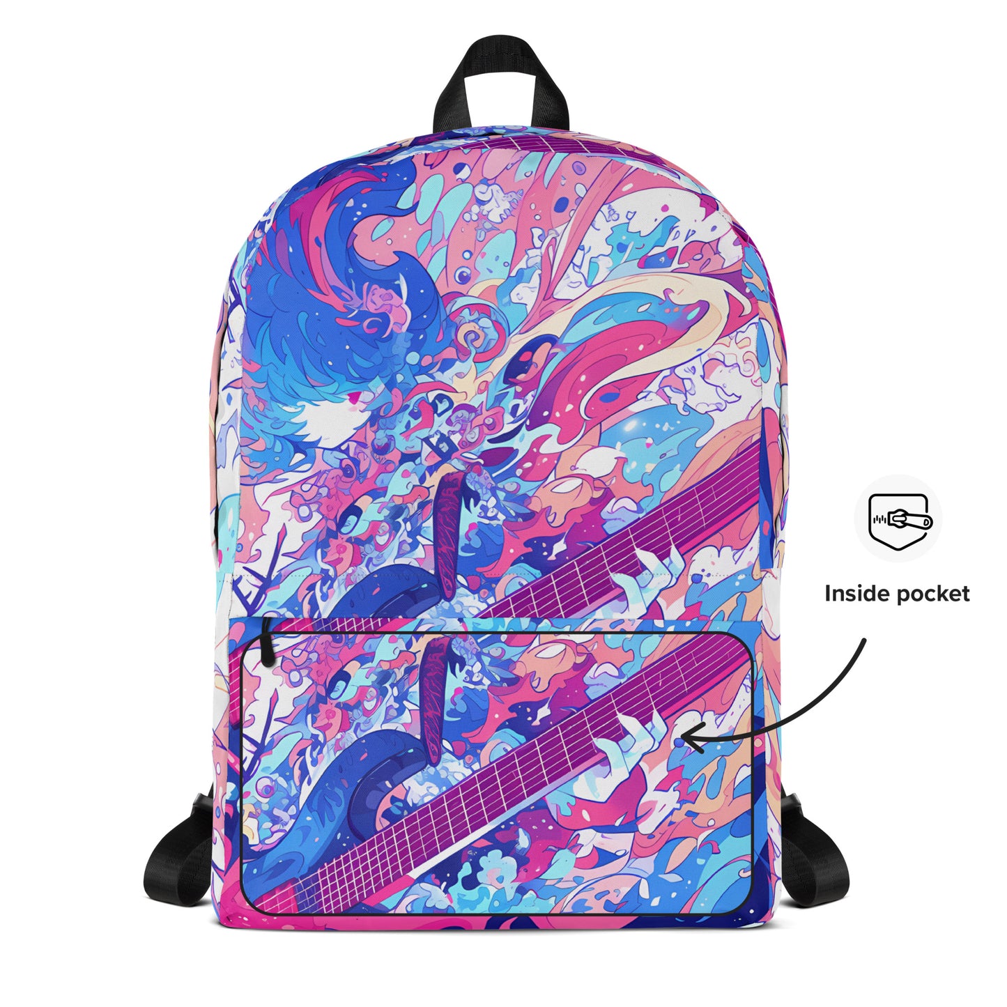 Anime Guitar Backpack – Free Delivery! Rock / Metal / Gothic / EDM / Clubwear - Alternative Apparel Only from Phase B Records.