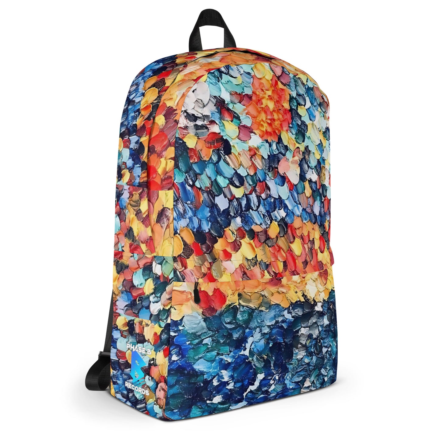 Abstract Beach Oils Art Backpack – Free Delivery! Rock / Metal / Gothic / EDM / Clubwear - Alternative Apparel Only from Phase B Records.