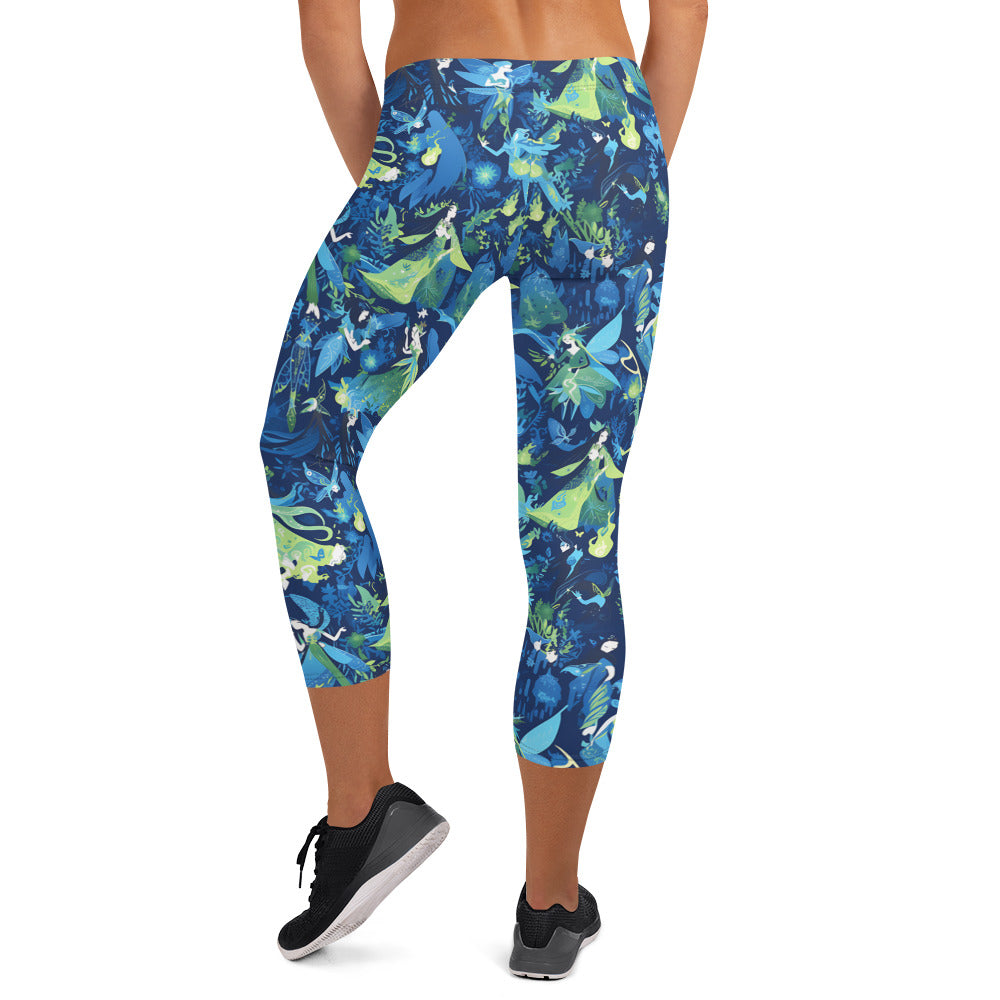 Fairies Capri Leggings