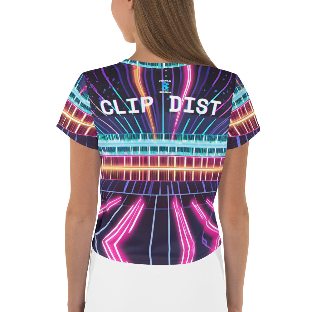 Clip Dist. Womens tee - Free Delivery! Rock / Metal / Electronic / EDM / Underground - Alternative Apparel and Merch Only from Phase B Records.