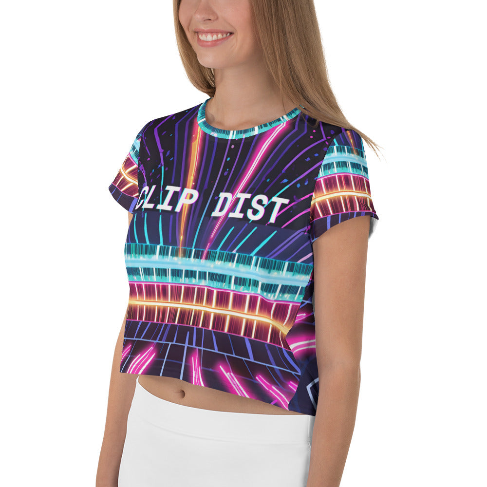 Clip Dist. Womens tee - Free Delivery! Rock / Metal / Electronic / EDM / Underground - Alternative Apparel and Merch Only from Phase B Records.