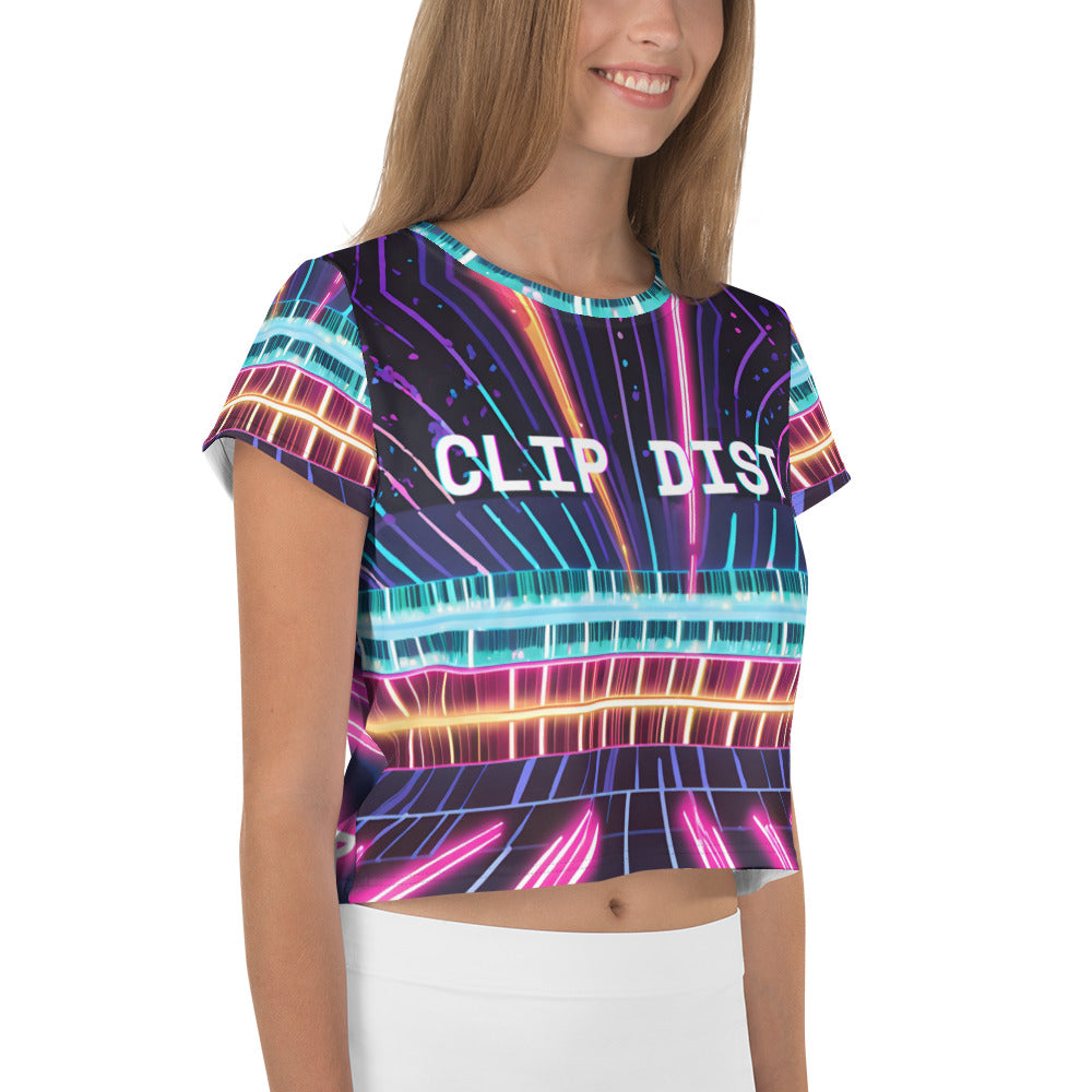 Clip Dist. Womens tee - Free Delivery! Rock / Metal / Electronic / EDM / Underground - Alternative Apparel and Merch Only from Phase B Records.