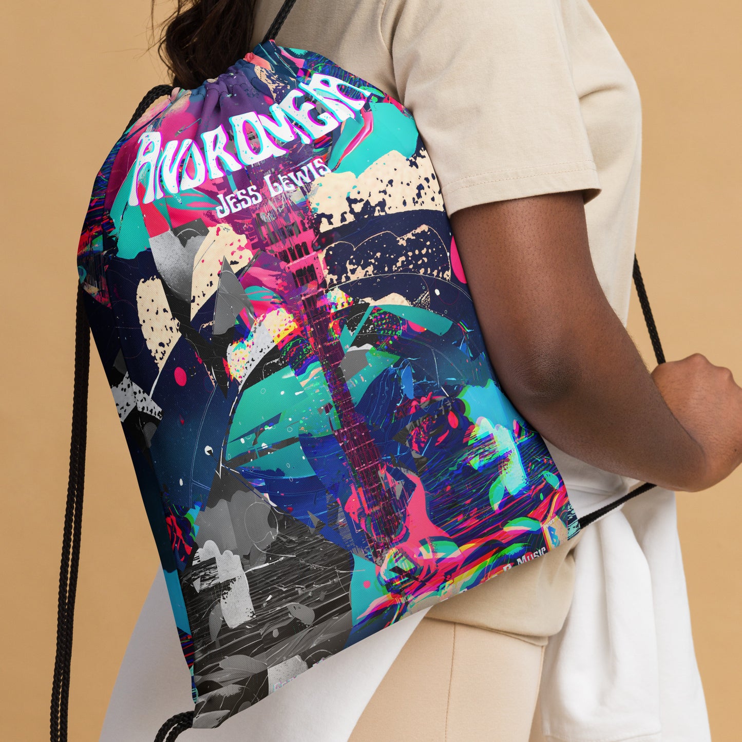Jess Lewis Andromeda Drawstring bag- Free Delivery! Rock / Mathrock / Progressive / Jazz Fusion - Alternative Apparel and Merch Only from Phase B Records.