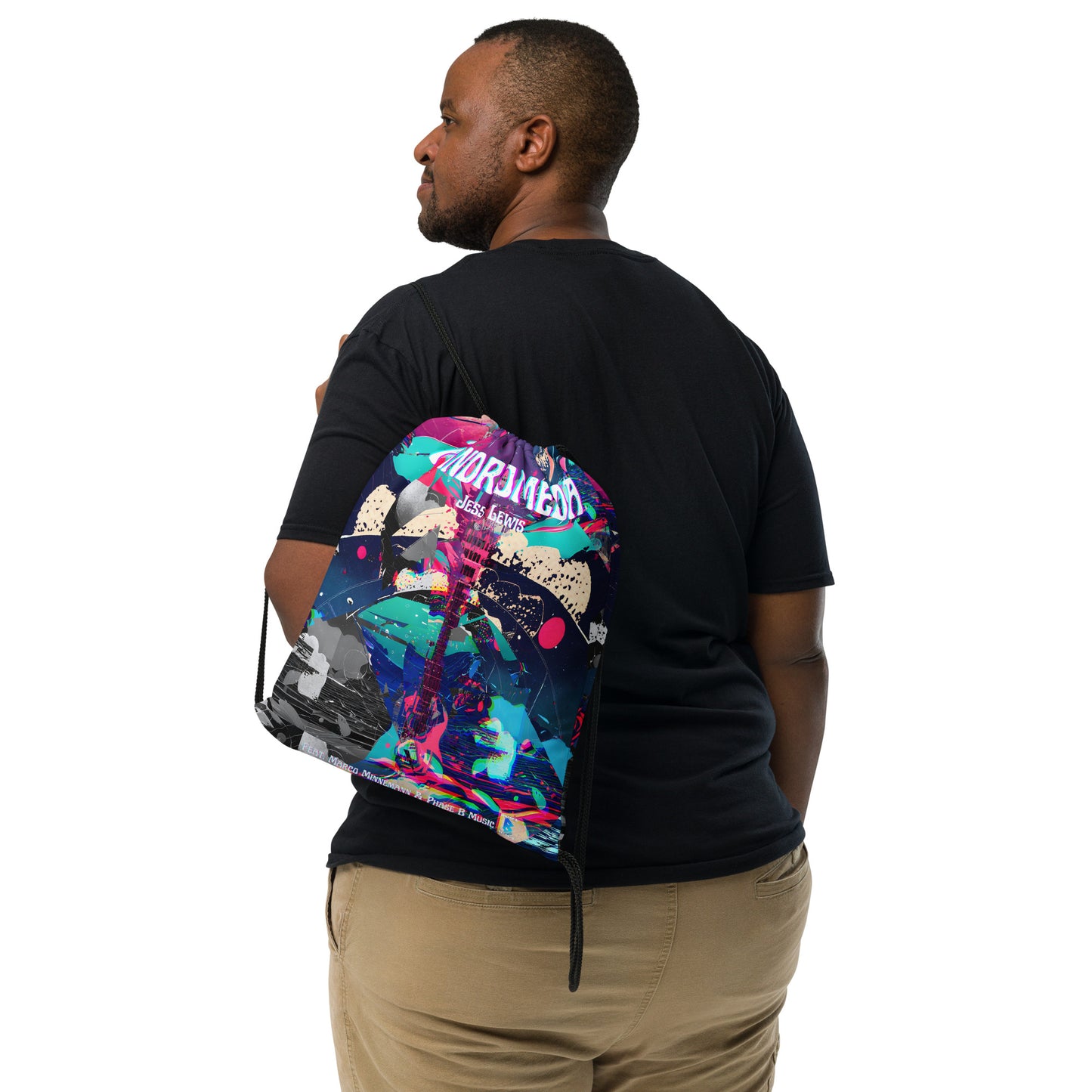 Jess Lewis Andromeda Drawstring bag- Free Delivery! Rock / Mathrock / Progressive / Jazz Fusion - Alternative Apparel and Merch Only from Phase B Records.