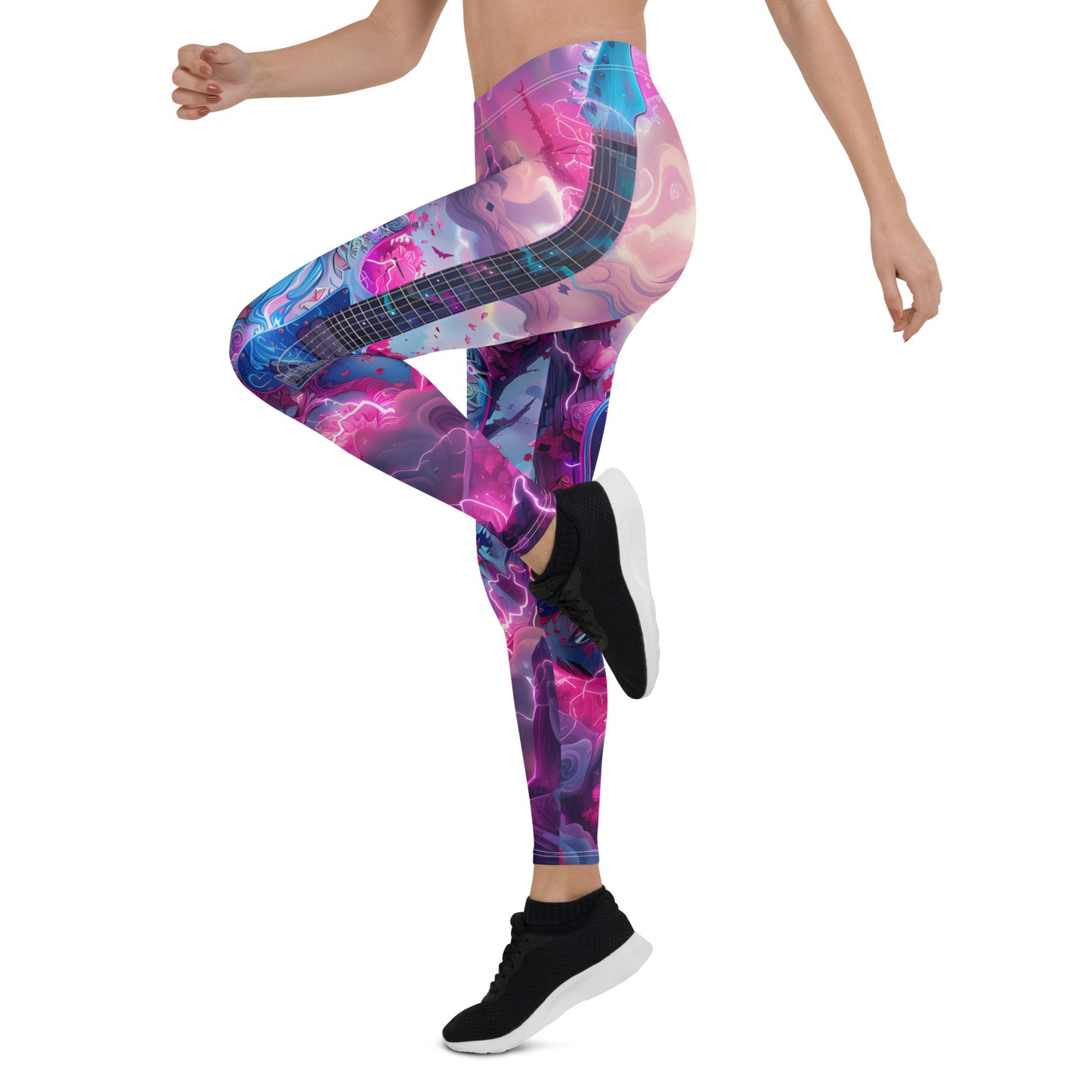 Electric Storm Guitar Leggings
