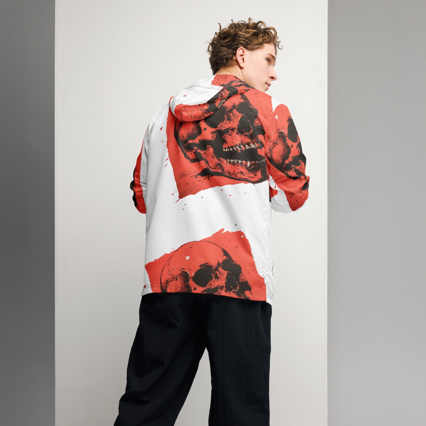 Red Skull Men’s windbreaker