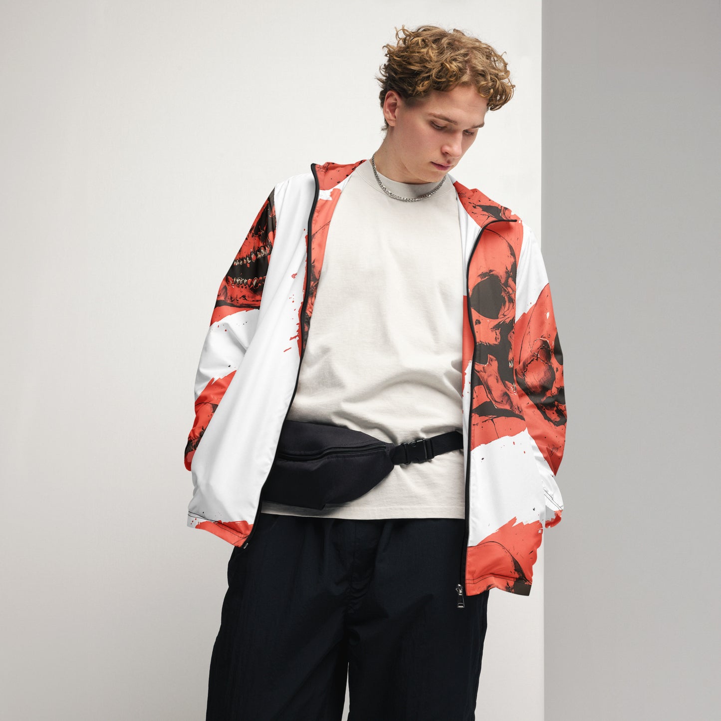 Red Skull Men’s windbreaker