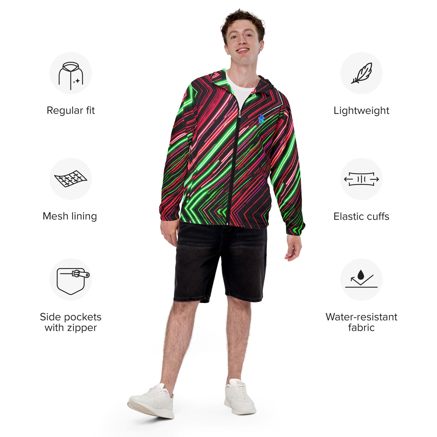 Phase B Records EDM Men’s windbreaker - Free Delivery! Rock / Metal / Electronic / EDM / Underground - Alternative Apparel and Merch Only from Phase B Records.