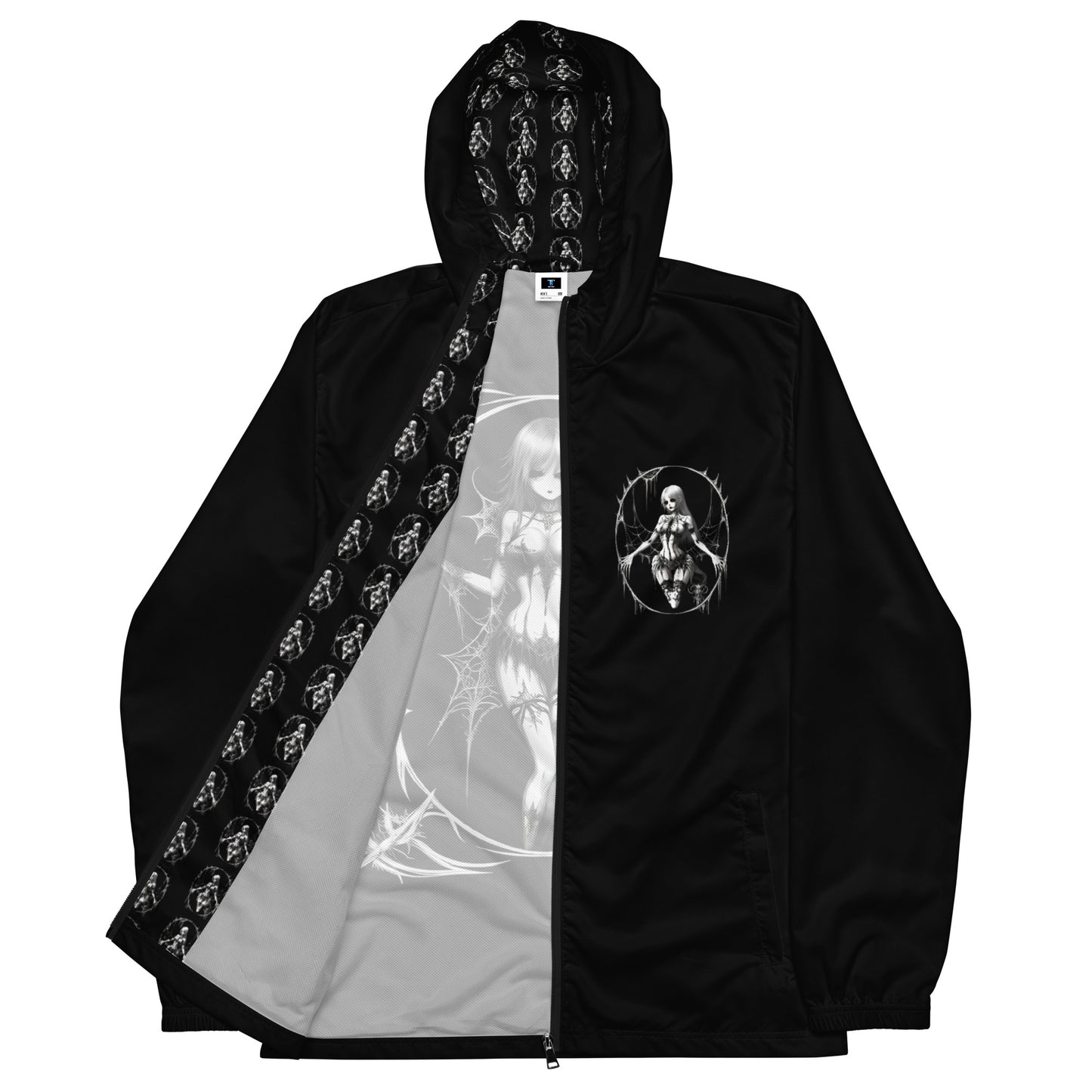 Pinup Spider Girls Men’s windbreaker