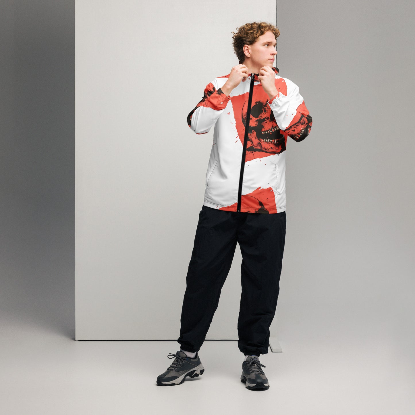 Red Skull Men’s windbreaker