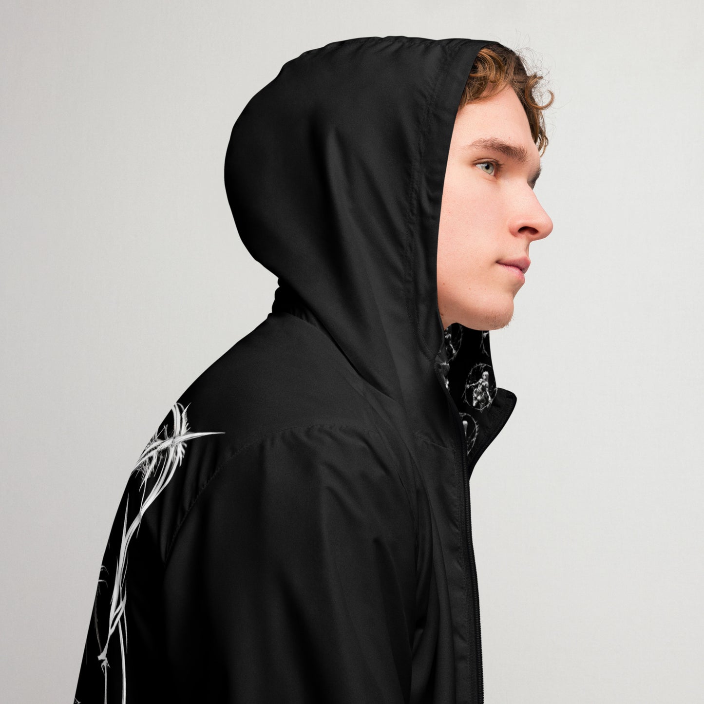 Pinup Spider Girls Men’s windbreaker