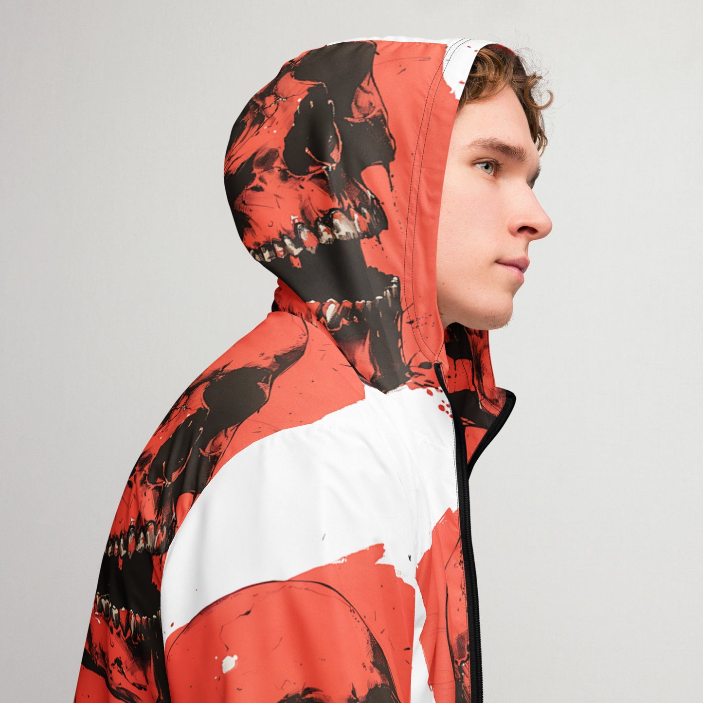 Red Skull Men’s windbreaker