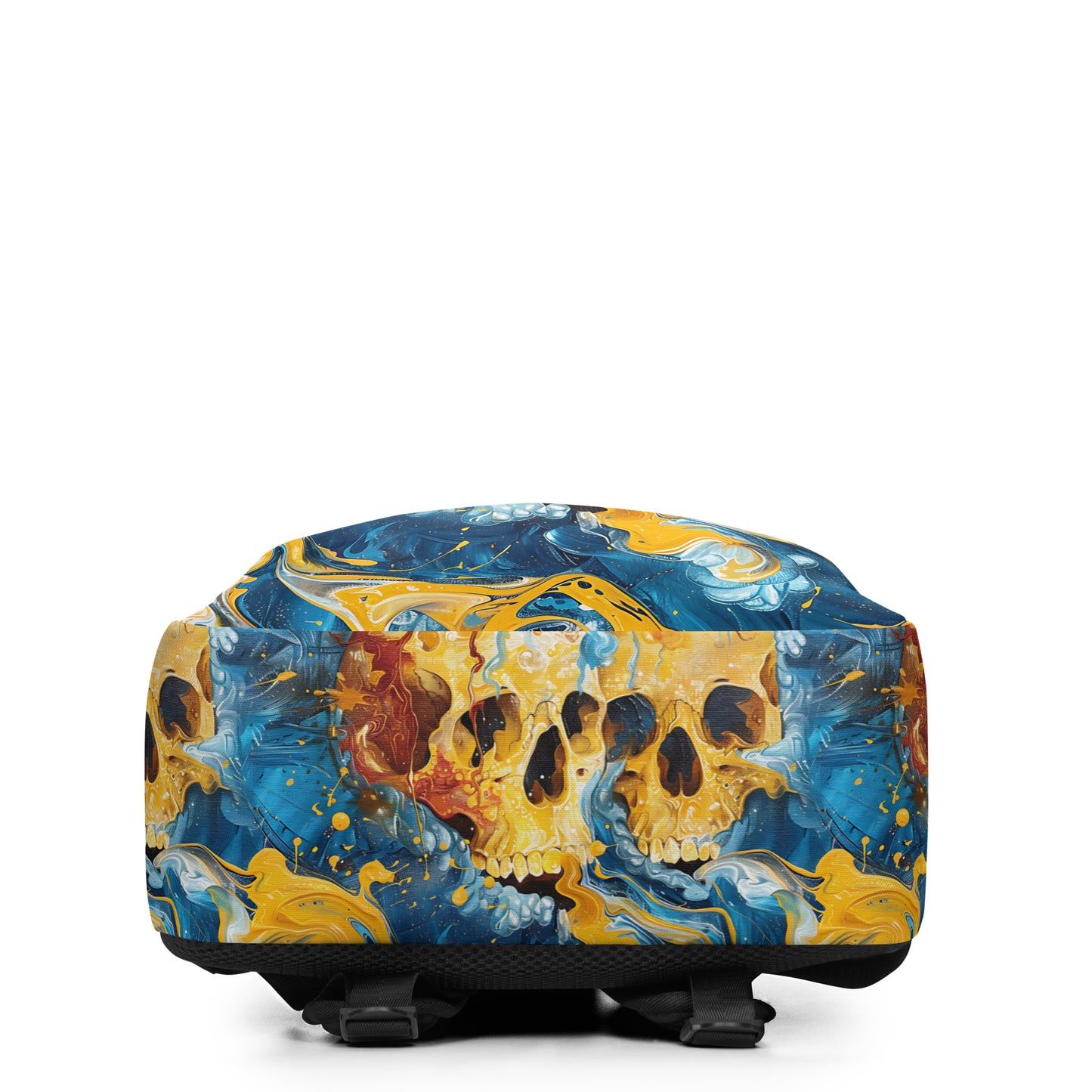 Painted Skull Minimalist Backpack