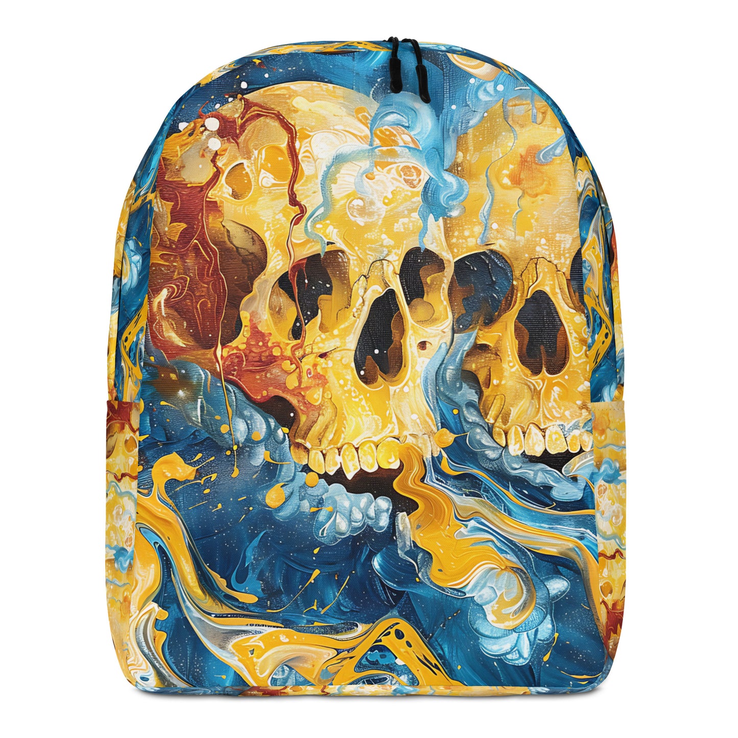 Painted Skull Minimalist Backpack