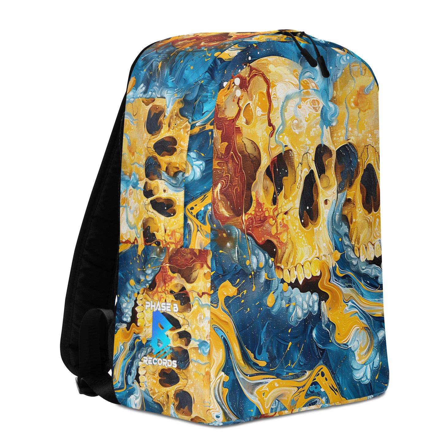 Painted Skull Minimalist Backpack
