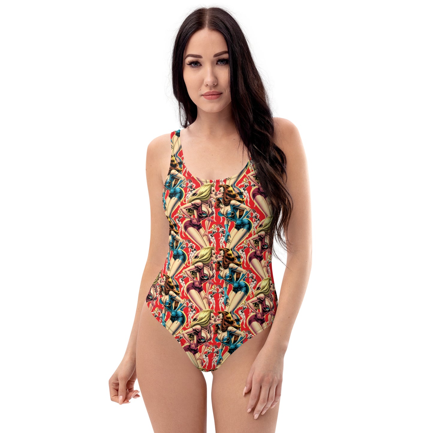 Retro Space Girls Pin up Swimsuit