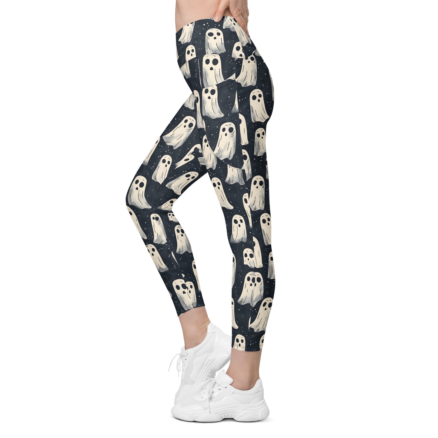 Ghosts Crossover leggings with pockets