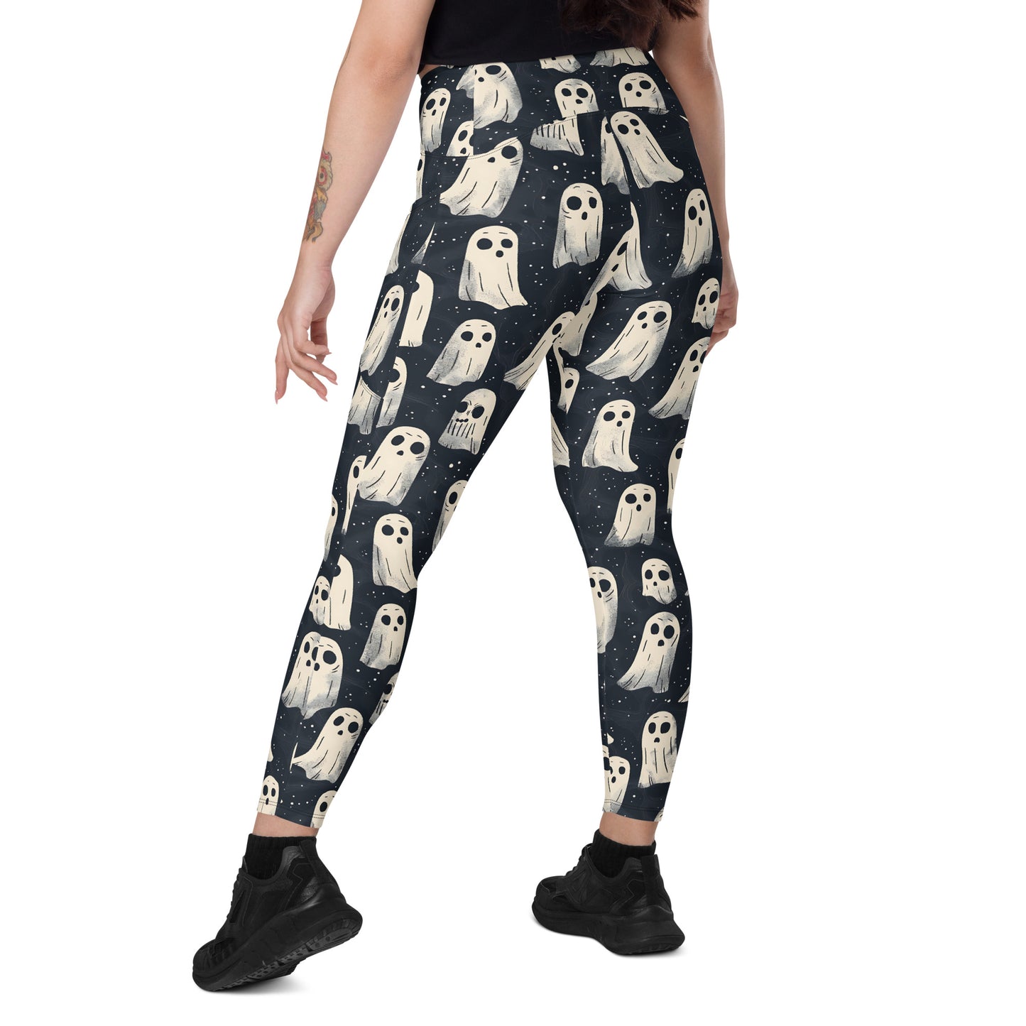 Ghosts Crossover leggings with pockets