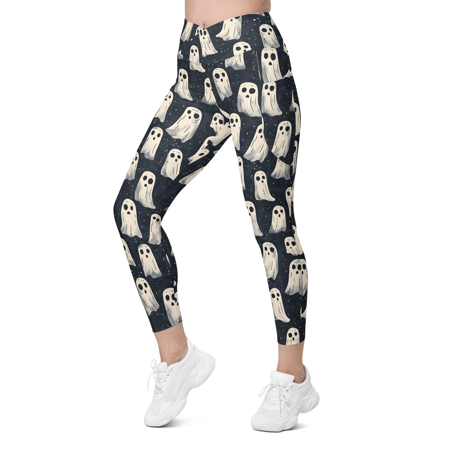 Ghosts Crossover leggings with pockets